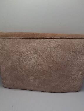 Moda Luxe Taupe Suede Clutch